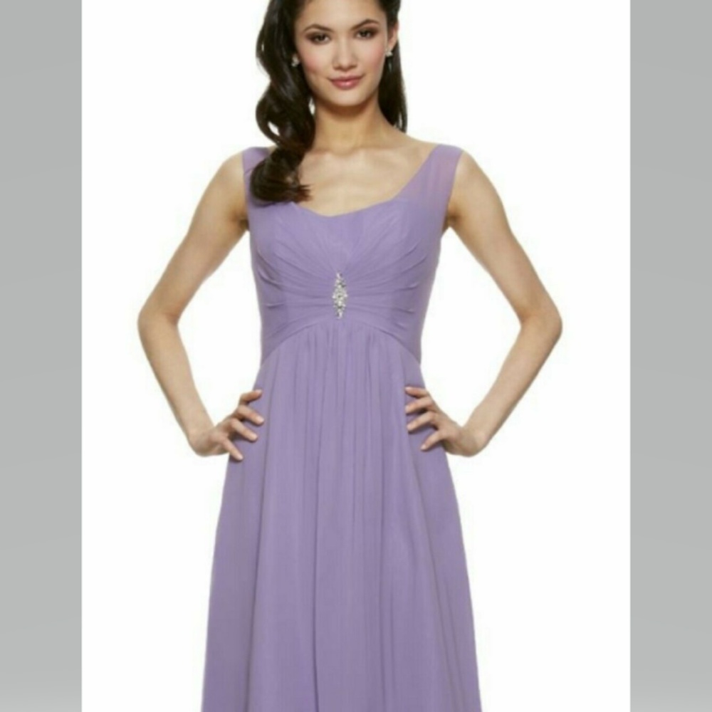 MOONLIGHT BRIDAL IRIS CHIFFON SHORT DRESS SIZE 12